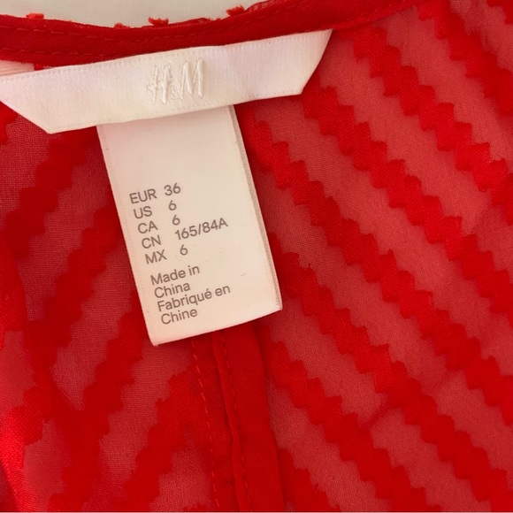 Red maxi dress with long sleeves like new no tags - Picture 5 of 6